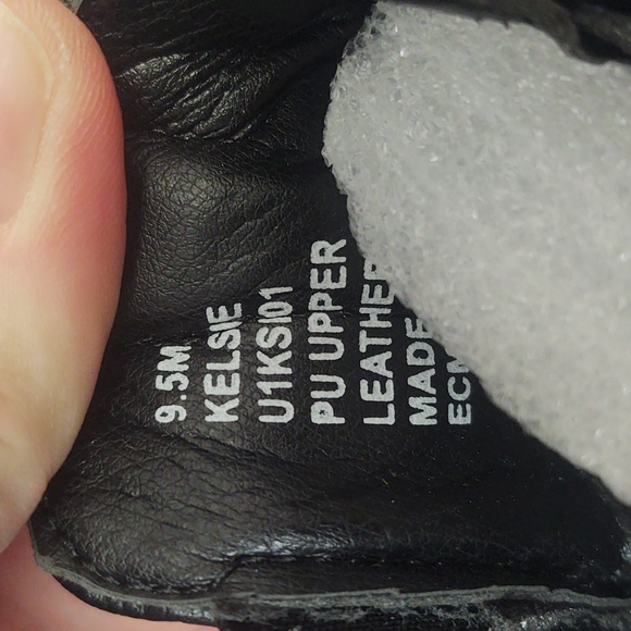 *SALE* NWOT UNIONBAY Black Combat Boots Size 9.5 - Picture 8 of 9